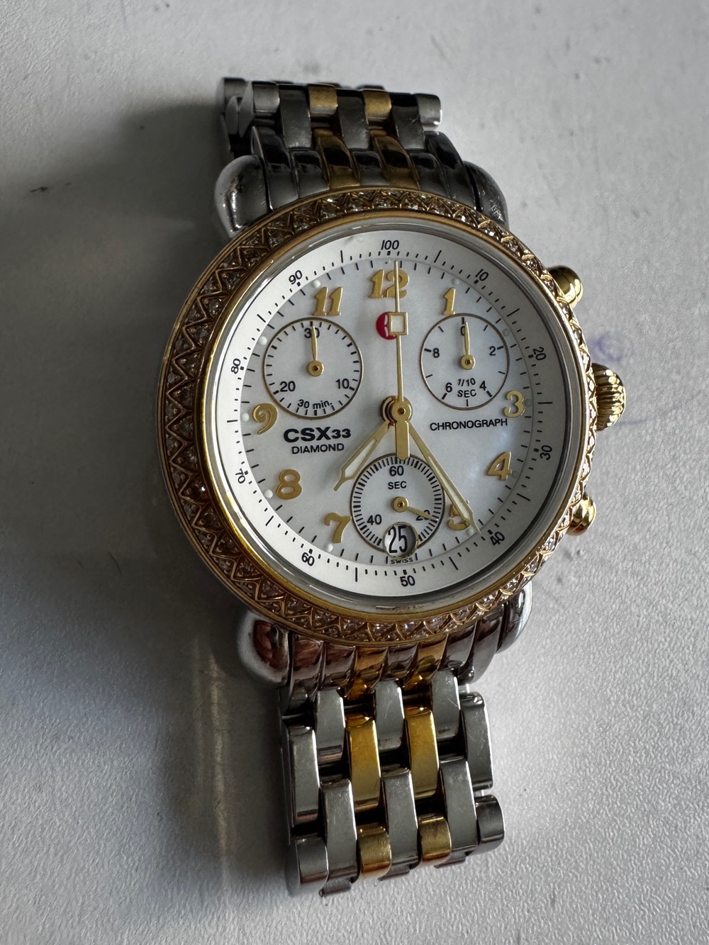 MICHELE watch CSX 33 Diamond